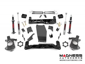 Chevrolet Silverado 1500 4WD Suspension Lift Kit w/ N3 Shocks & Struts - 5" Lift - Aluminum Stamped Steel
